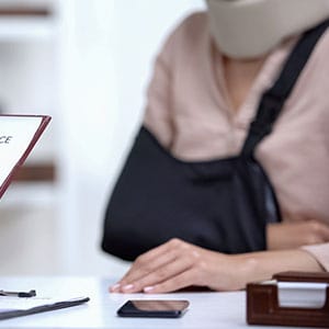 A person having an elbow injury - Leep Tescher Helfman and Zanze