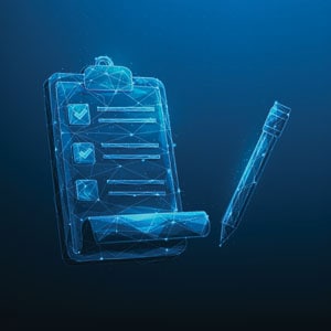 Illustration of medical provider networks in workers' compensation explained on a checklist