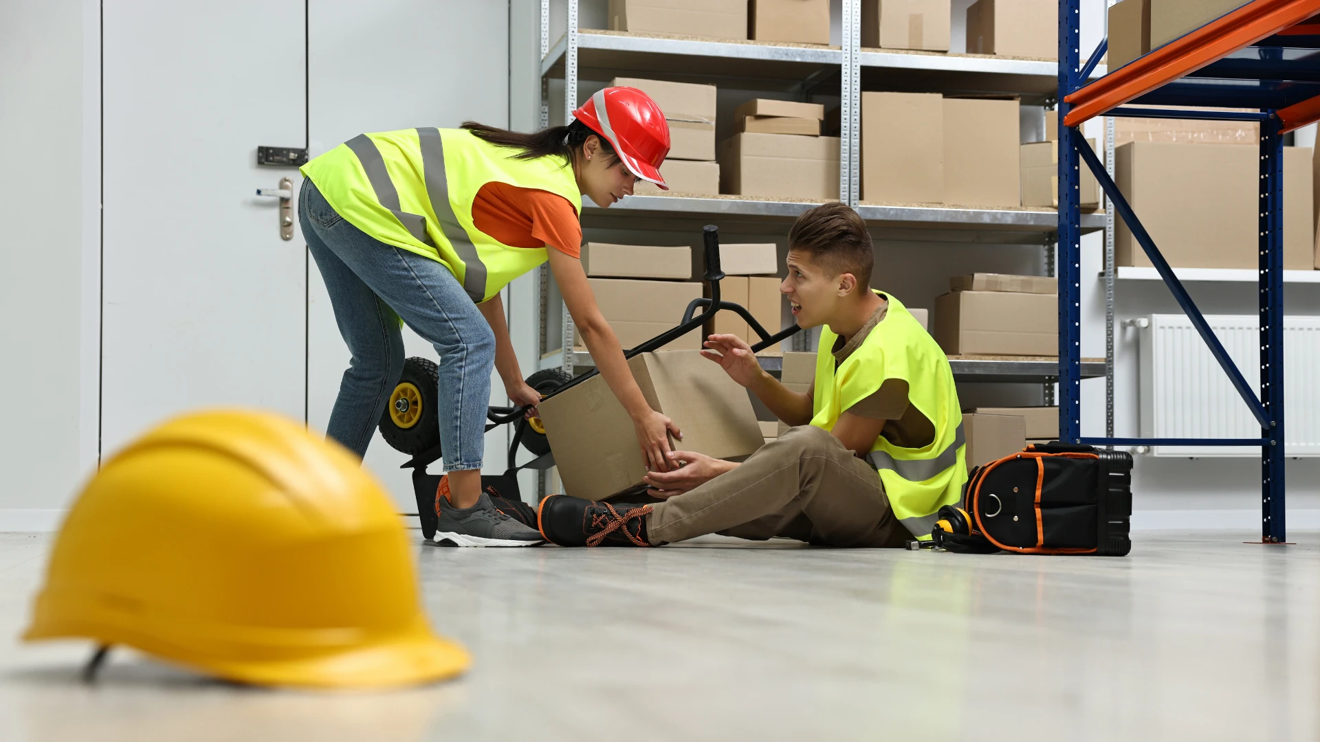 get injured at work